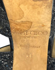 Jimmy Choo Glitter Strappy Heels EU 39