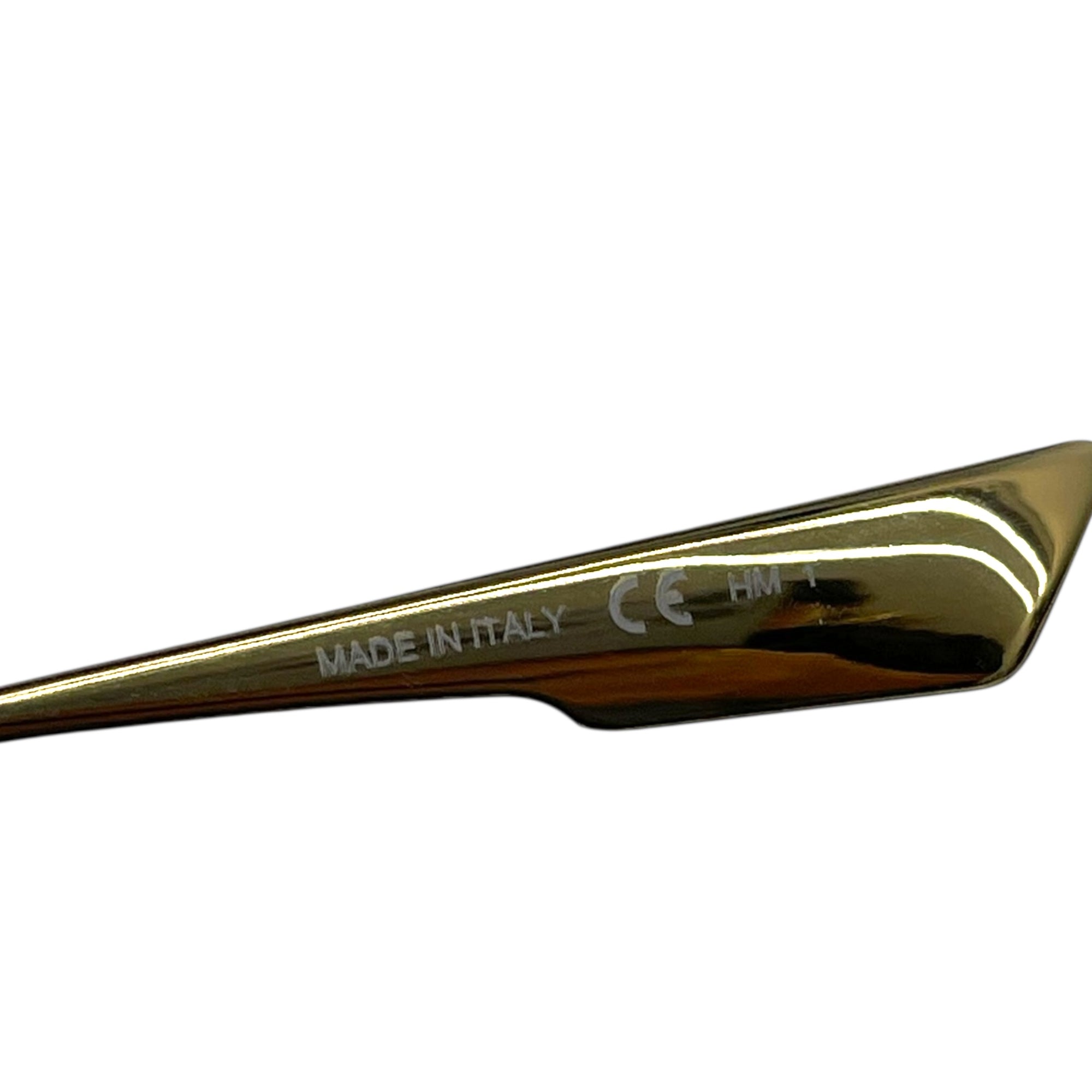 Dior Pink Frameless Square Metal Sunglasses