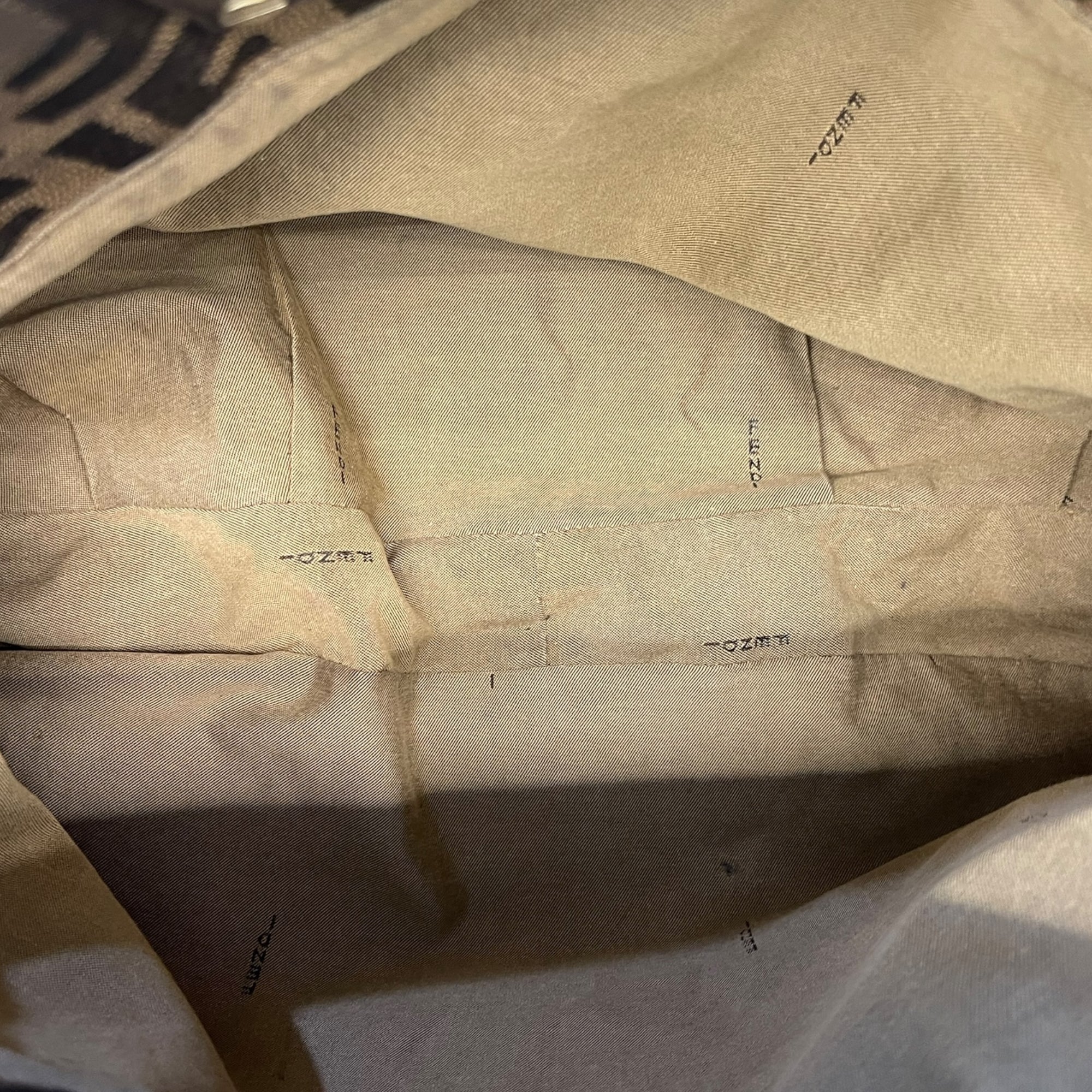 Fendi Mia Shoulder Bag Signature Tobacco Zucca Canvas