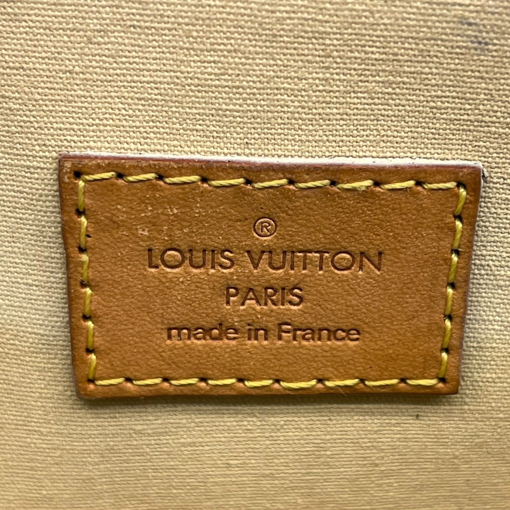 Louis Vuitton Alma PM Handbag Black Monogram Vernis