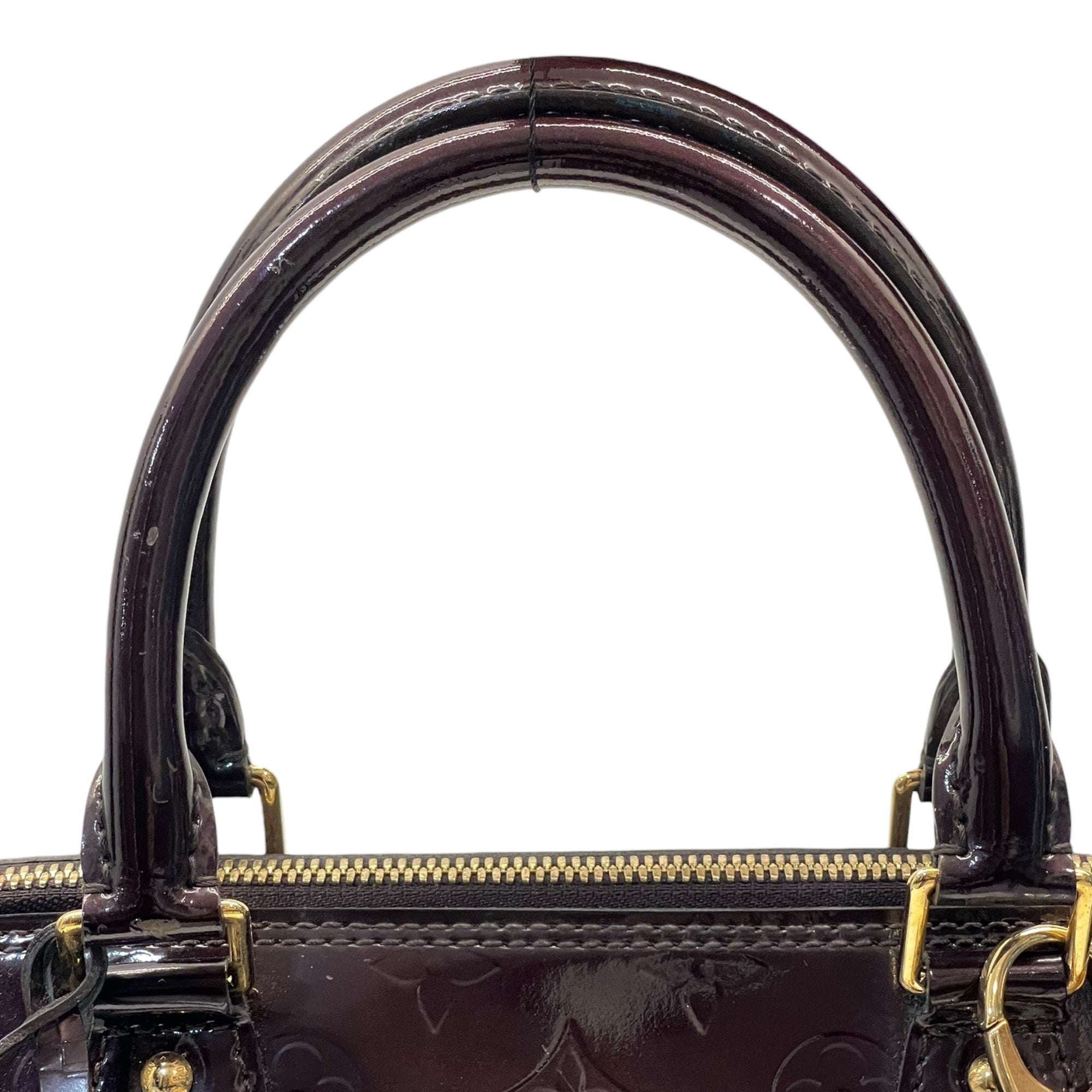 Louis Vuitton Alma GM Bag Amarante Monogram Vernis
