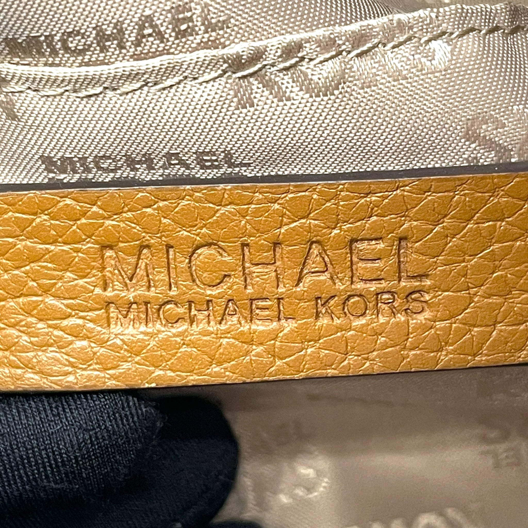 Michael Kors Marina Large Denim Drawstring Tote Bag