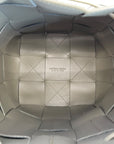 Bottega Veneta Small Cassette Bucket Bag Green Leather