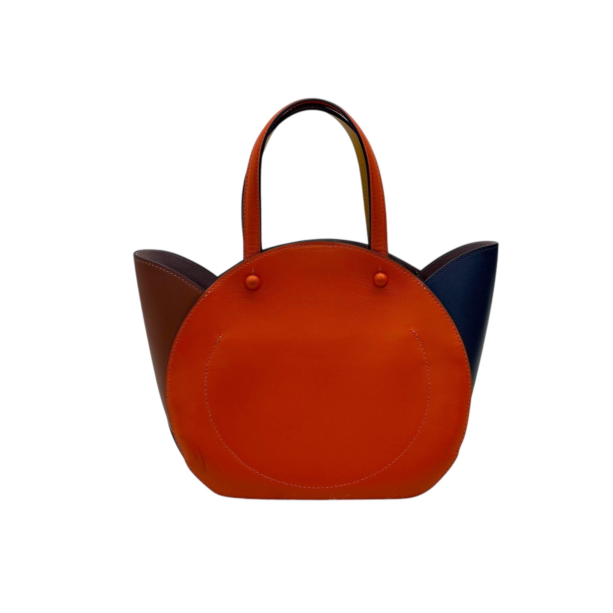 Kate Spade Orange Dottie Smooth Leather Medium Tote Bag