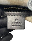 Gucci Black Diamante Leather Hilary Bucket Bag