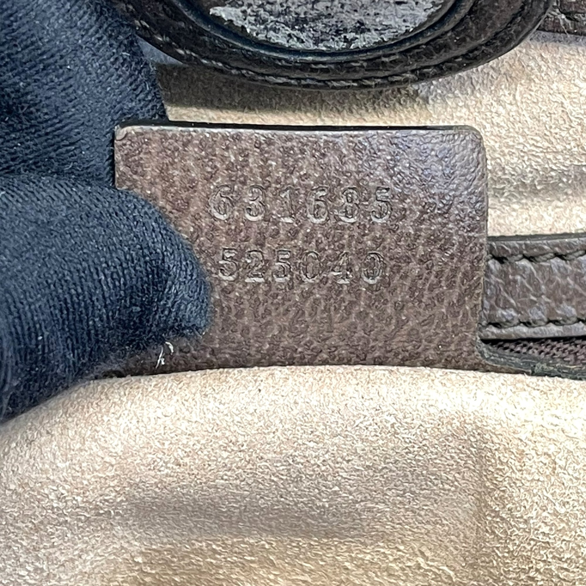 Gucci GG Supreme Ophidia Canvas and Leather Medium Tote Bag