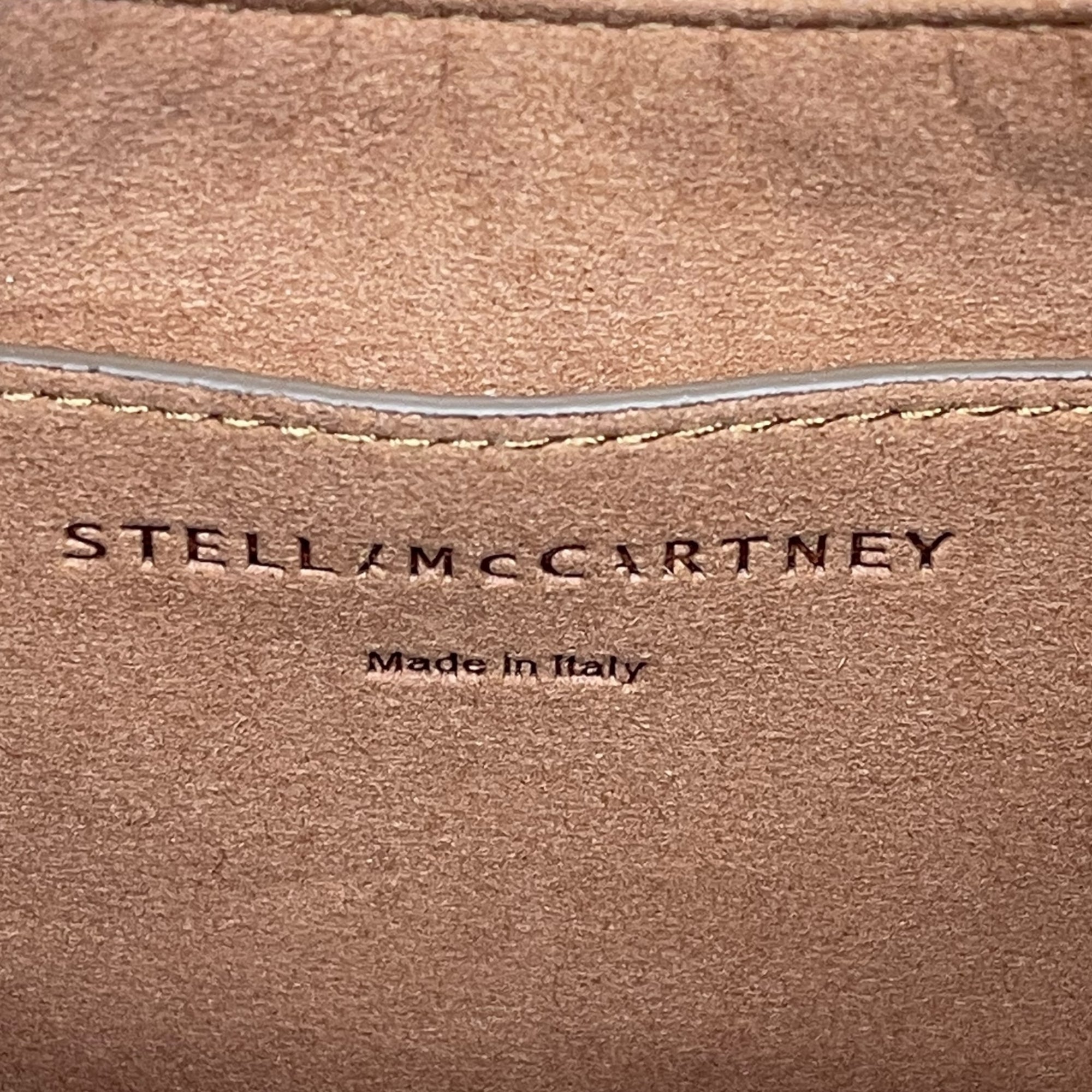 Stella McCartney Linea Logo Leather Hobo Bag