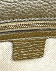 Gucci Gold Pebbled Leather Soho Clutch
