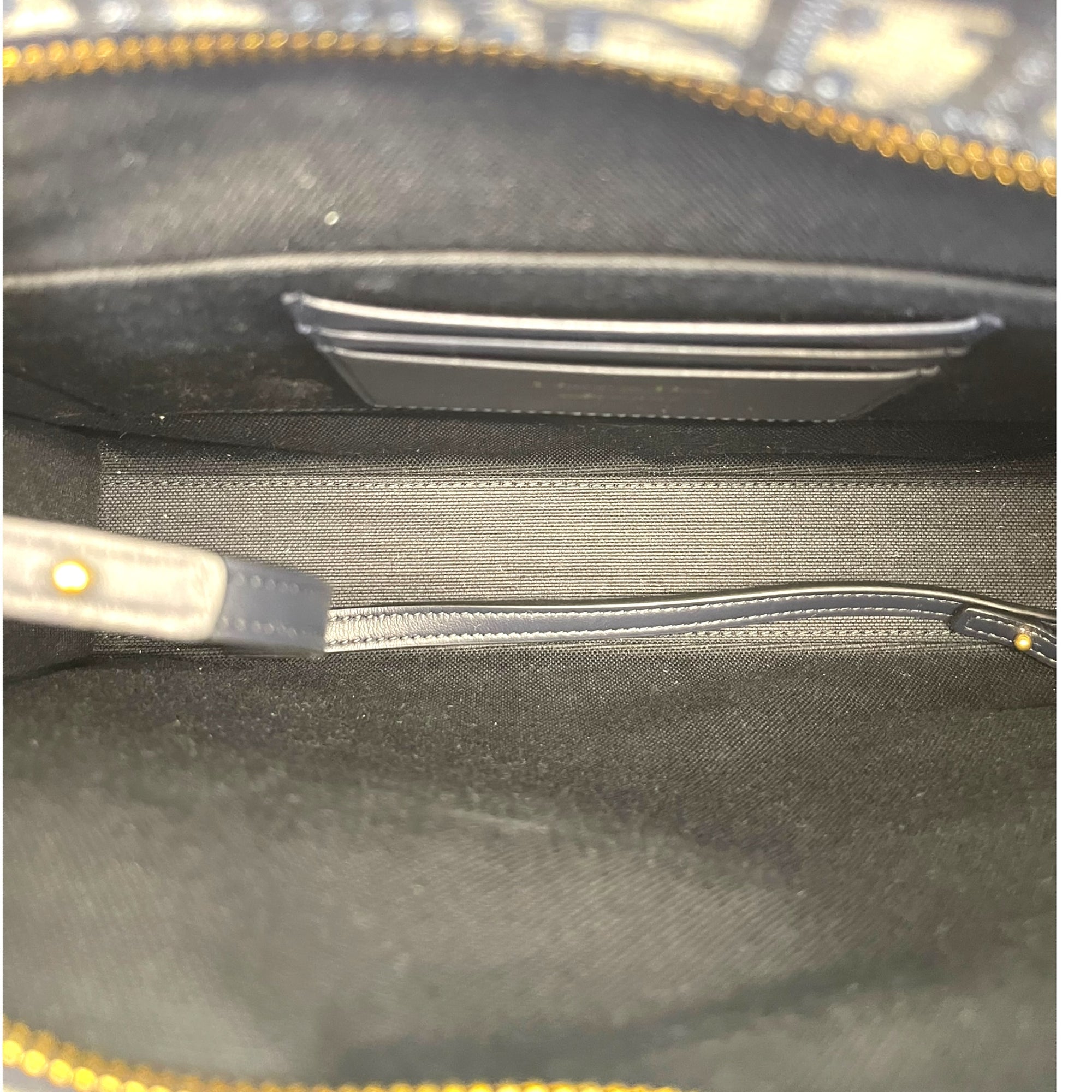 Dior 30 Montaigne Dea Pouch in blue Dior Oblique jacquard