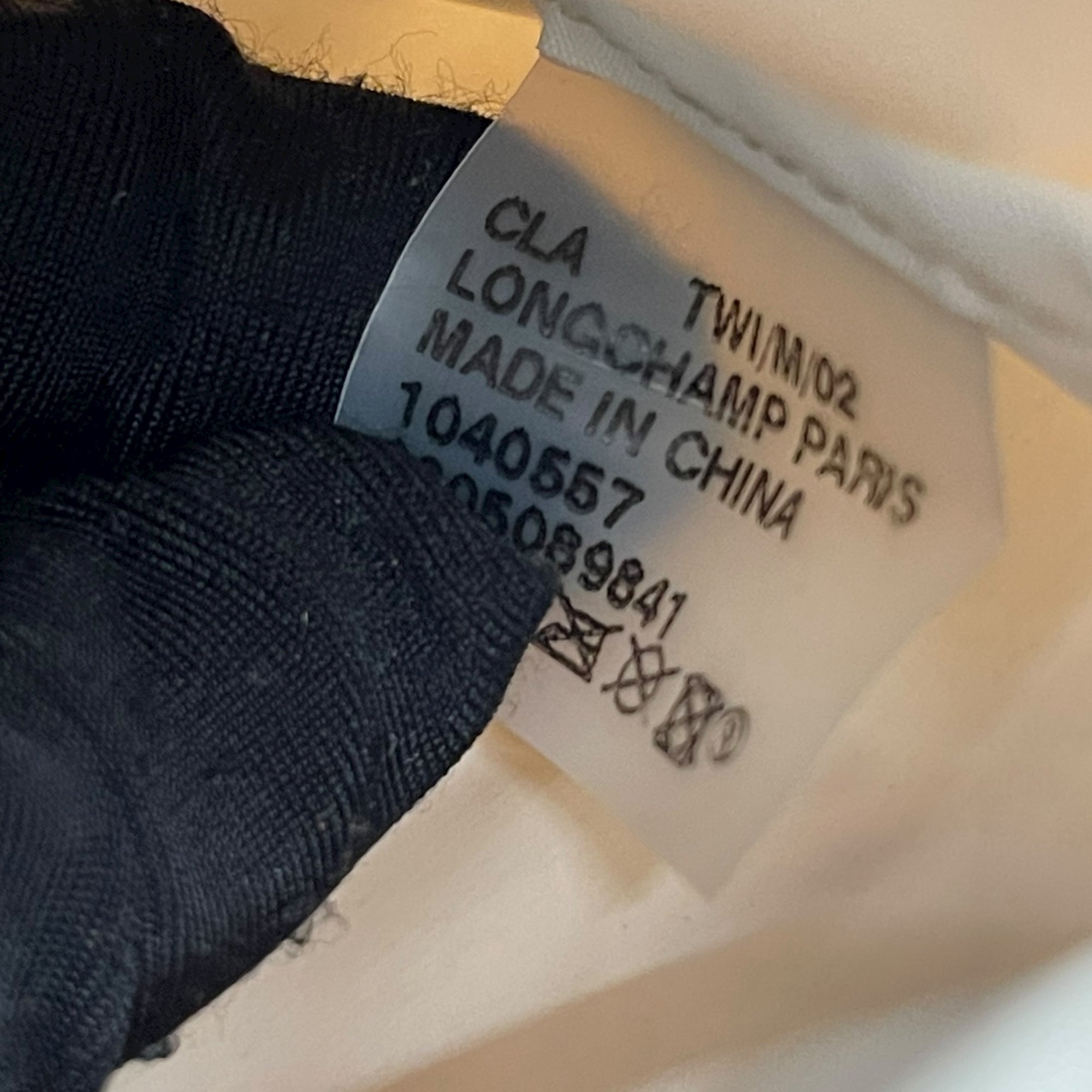 Longchamp Beige/Brown Nylon and Leather medium Le Pliage Tote Bag