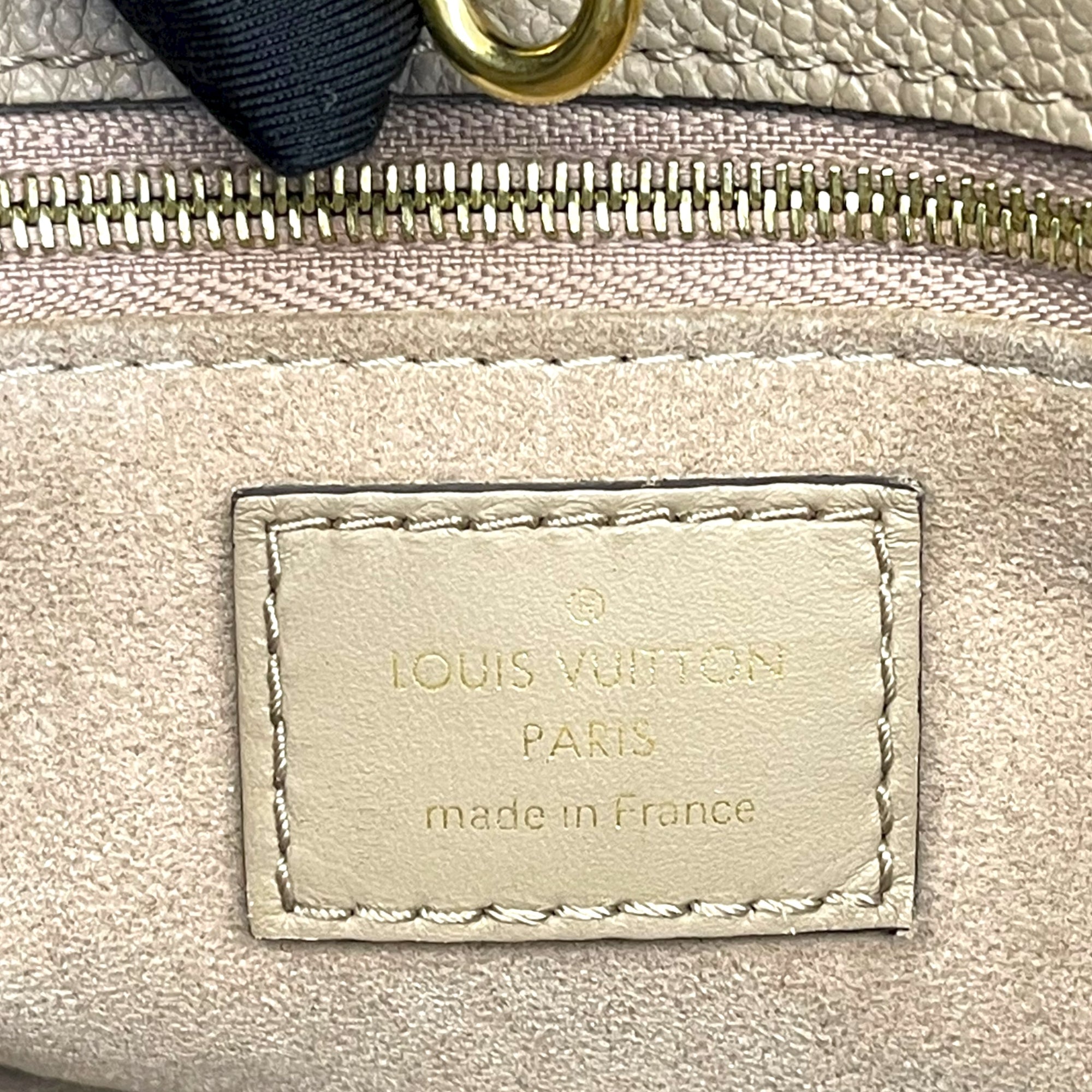 Louis Vuitton On The Go MM Tote Tourterelle Empreinte
