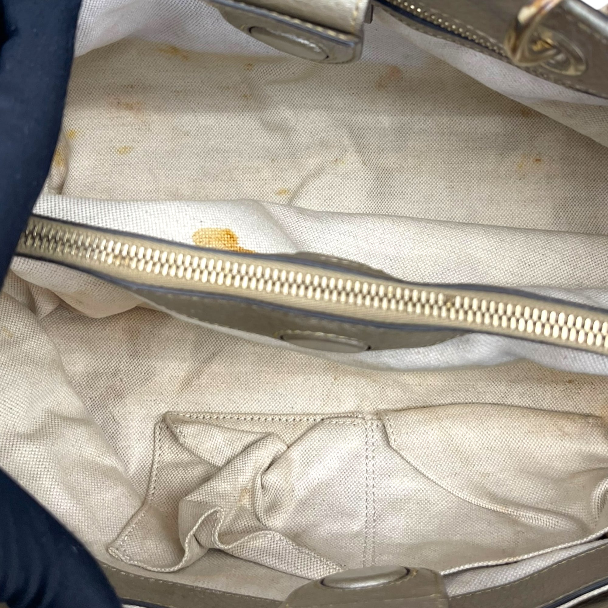 Gucci Bamboo Shopper Medium Leather Tote Bag