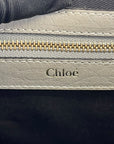 Chloe Sally Shoulder Bag Grey Leather