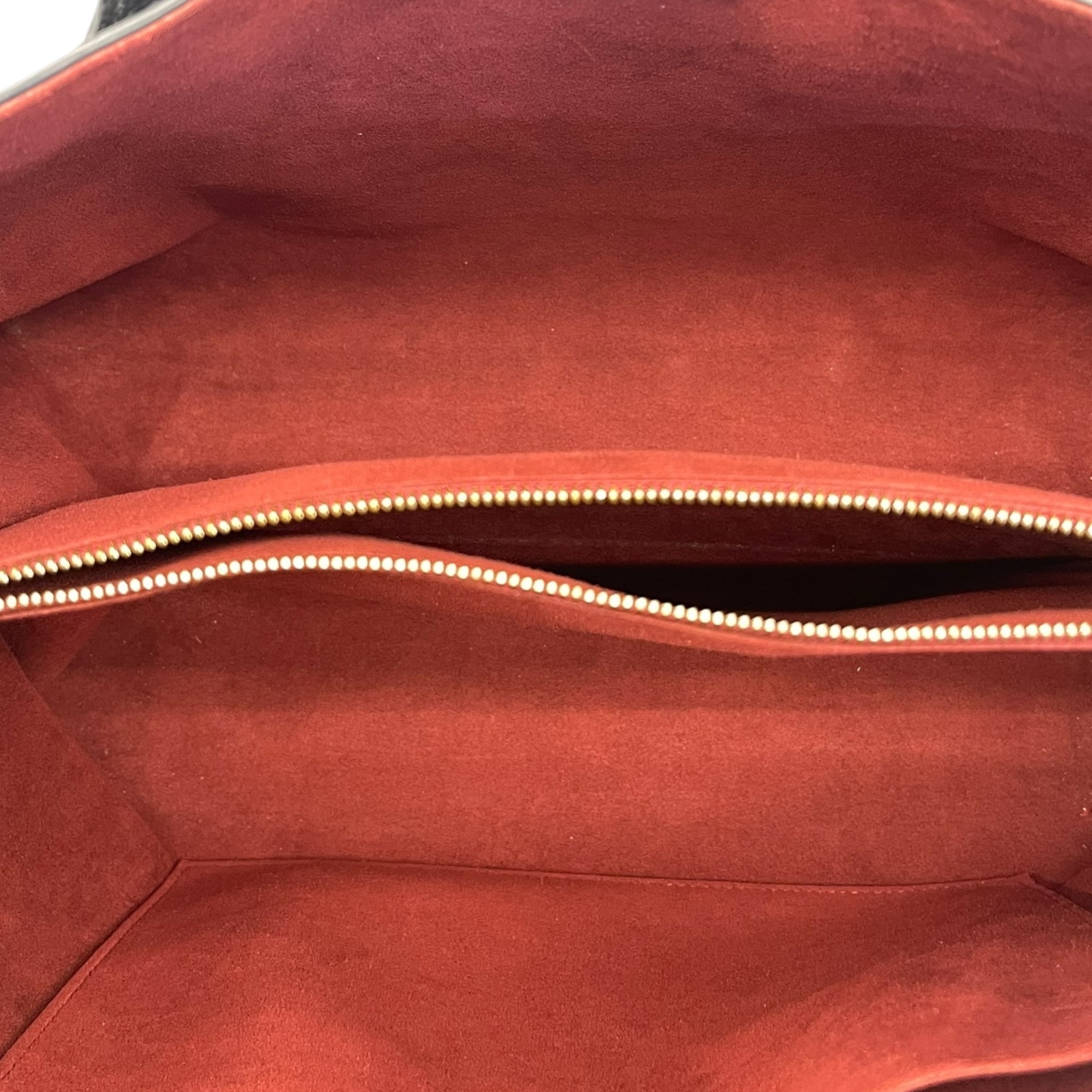 Louis Vuitton Lockme Shopper Black Leather Tote Bag