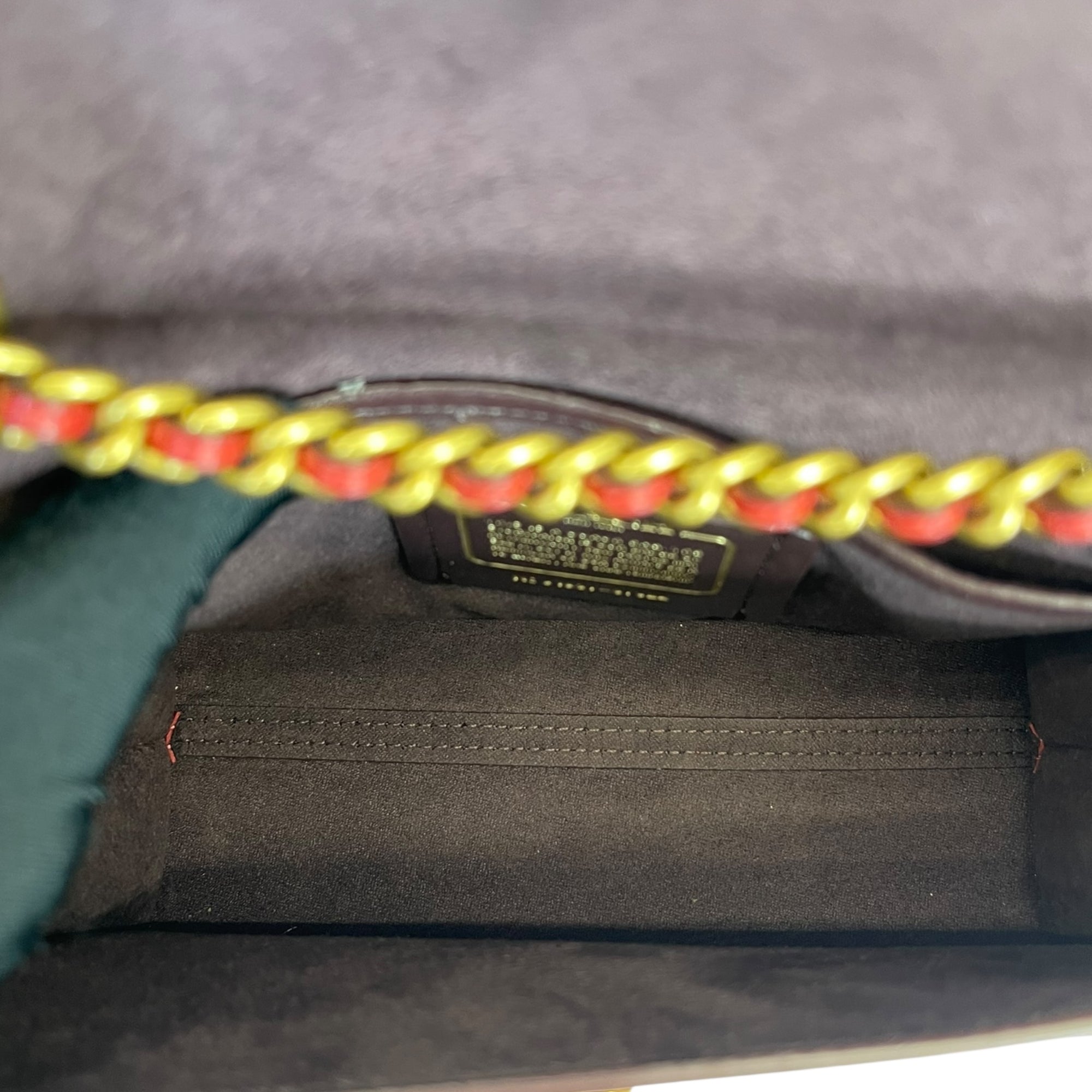 Coach Parker 18 Red Shoulder Bag