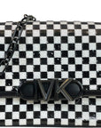 Michael Kors Parker Medium Sequined Checkerboard Shoulder Bag