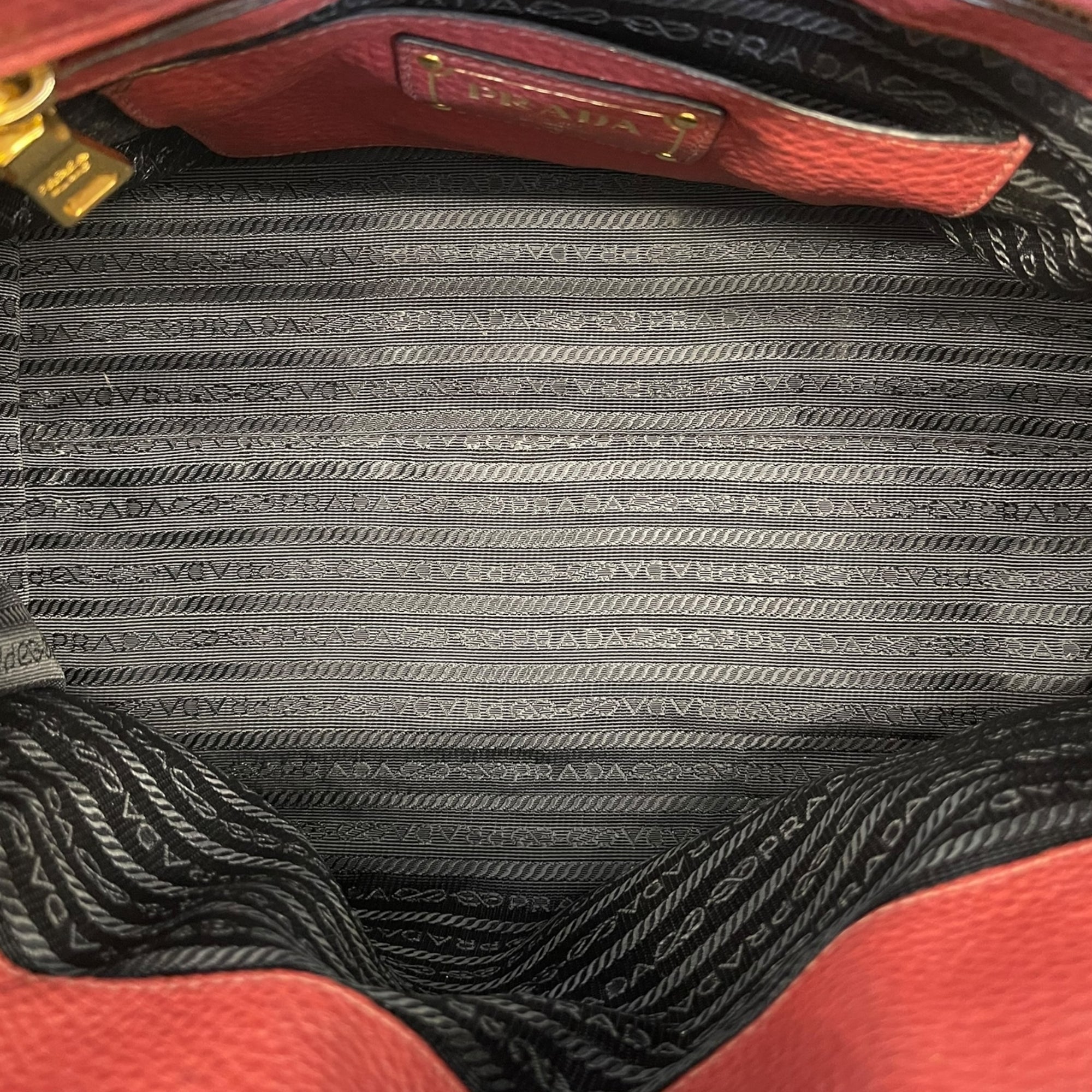 Prada Vitello Daino Leather Tote Bag