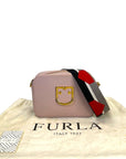 Furla Mini Brava Crossbody Bag Pink Leather
