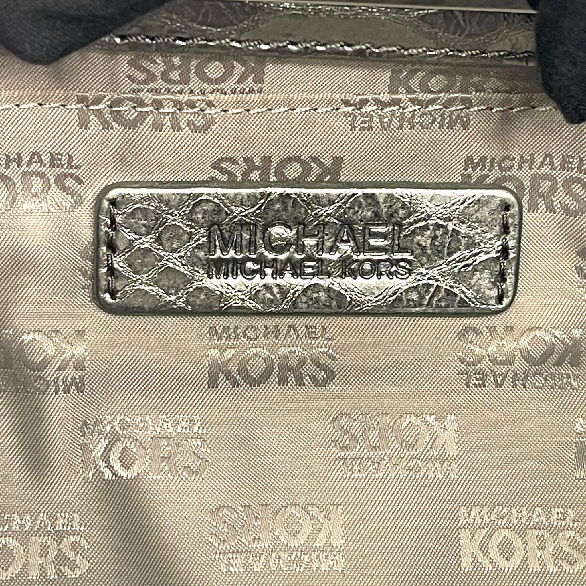 MICHAEL Michael Kors Python Embossed Leather Berkley Clutch