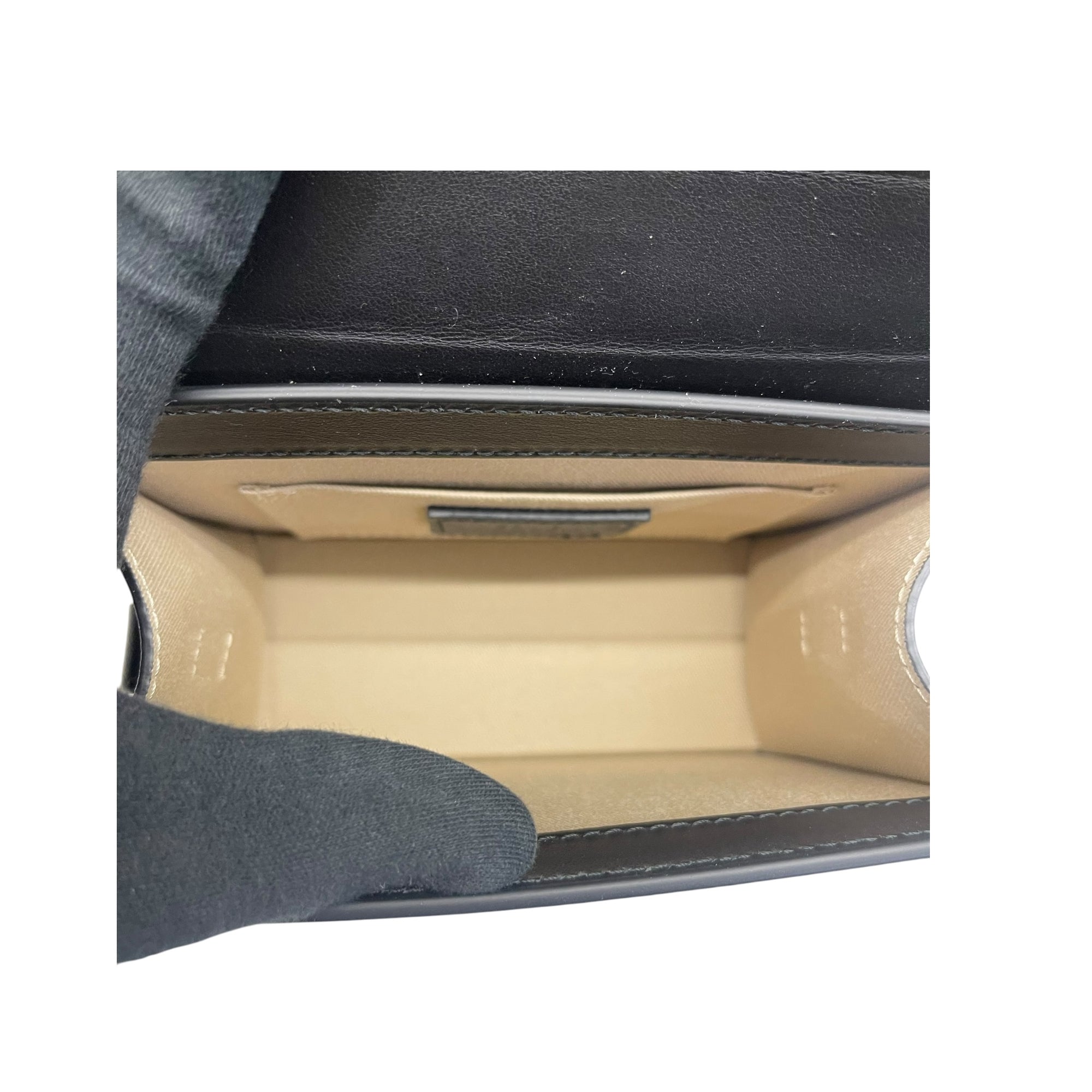 Jacquemus Black Leather Le Chiquito La Montagne Top Handle Bag