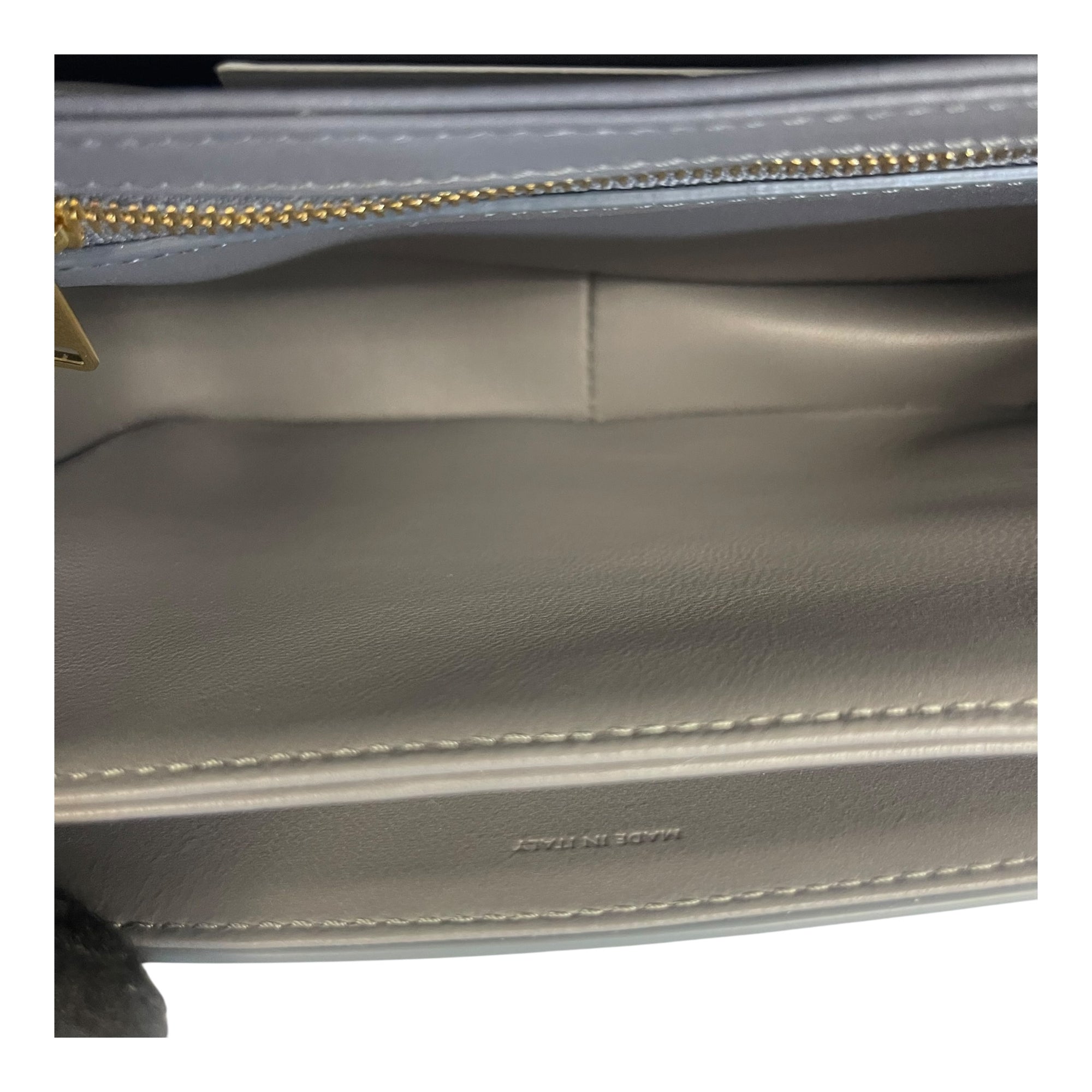 Celine Grey Calfskin Leather Crossbody Bag