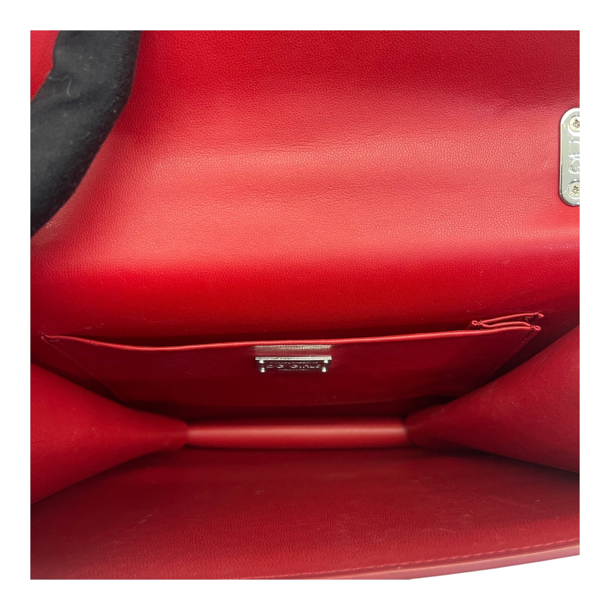 Dolce and Gabbana Red Patent Leather Bag