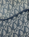 Christian Dior Blue Saddle Bag Oblique Jacquard Bag