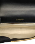Burberry Lola Raffia Horseferry Shoulder Bag