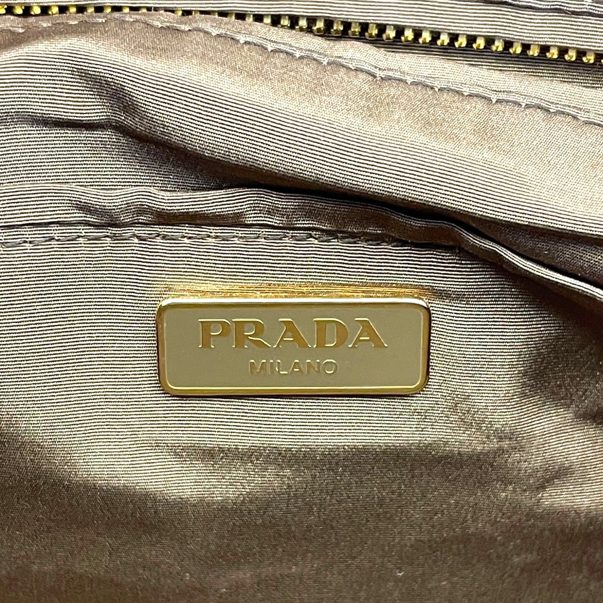 Prada Silk Faille Oversized Floral Zip Clutch Cipria