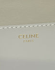 Celine Light Grey Leather Medium Triomphe Bag