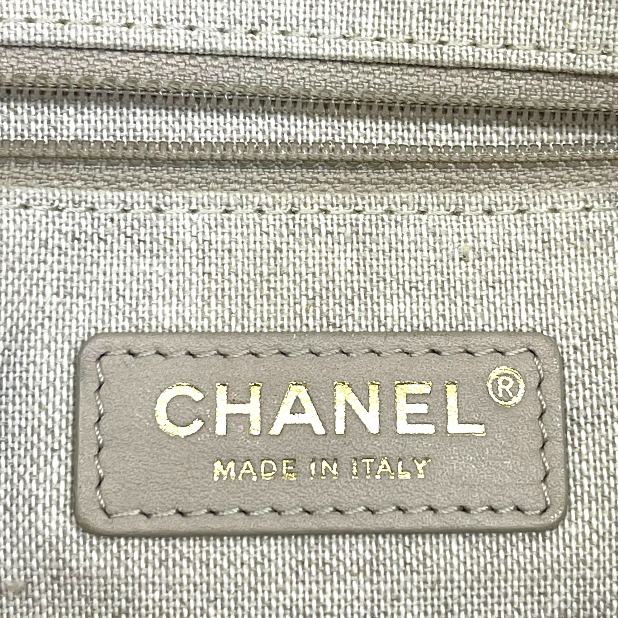 Chanel Deauville 2022 Enamel Medium Tote Bag