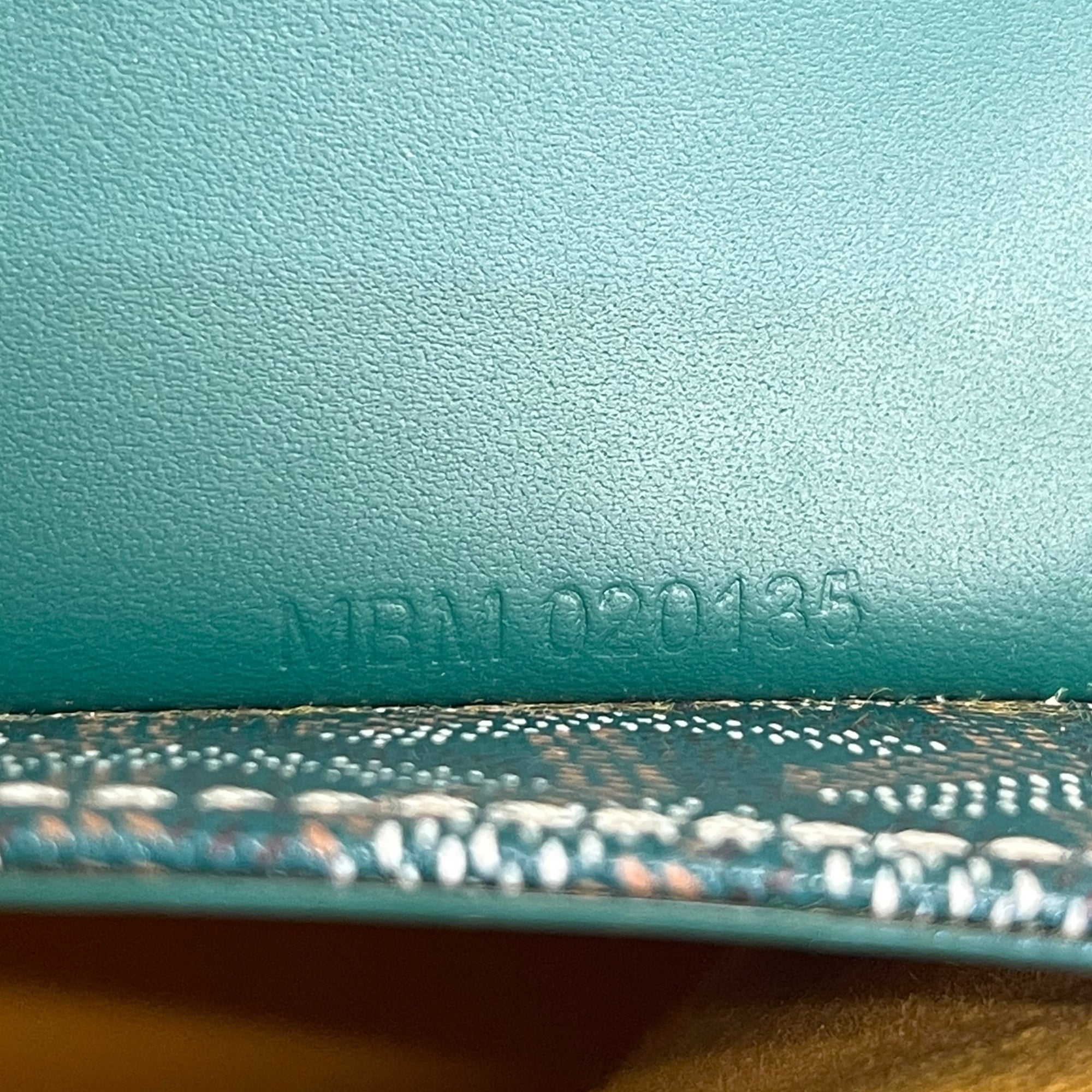 Goyard Green Coated Canvas and Leather PM Saigon Top Handle Bag
