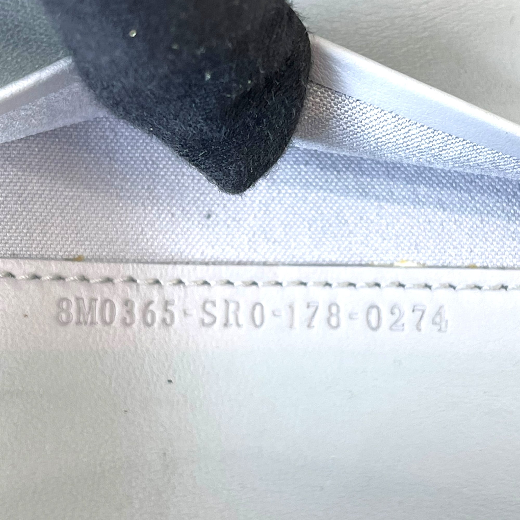 Fendi Grey Leather Studded Wallet On Chain