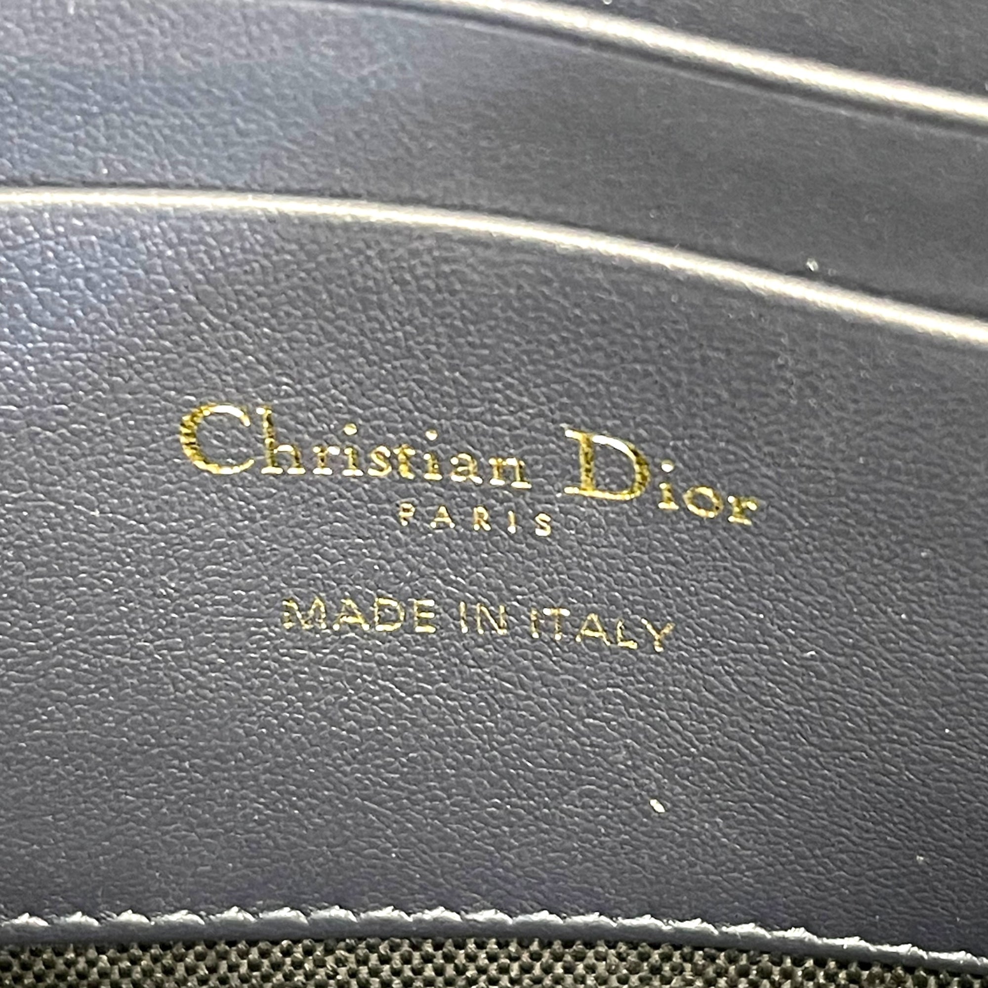 Dior 30 Montaigne Dea Pouch in blue Dior Oblique jacquard