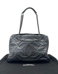 Chanel Timeless CC Leather Shopping Tote Bag