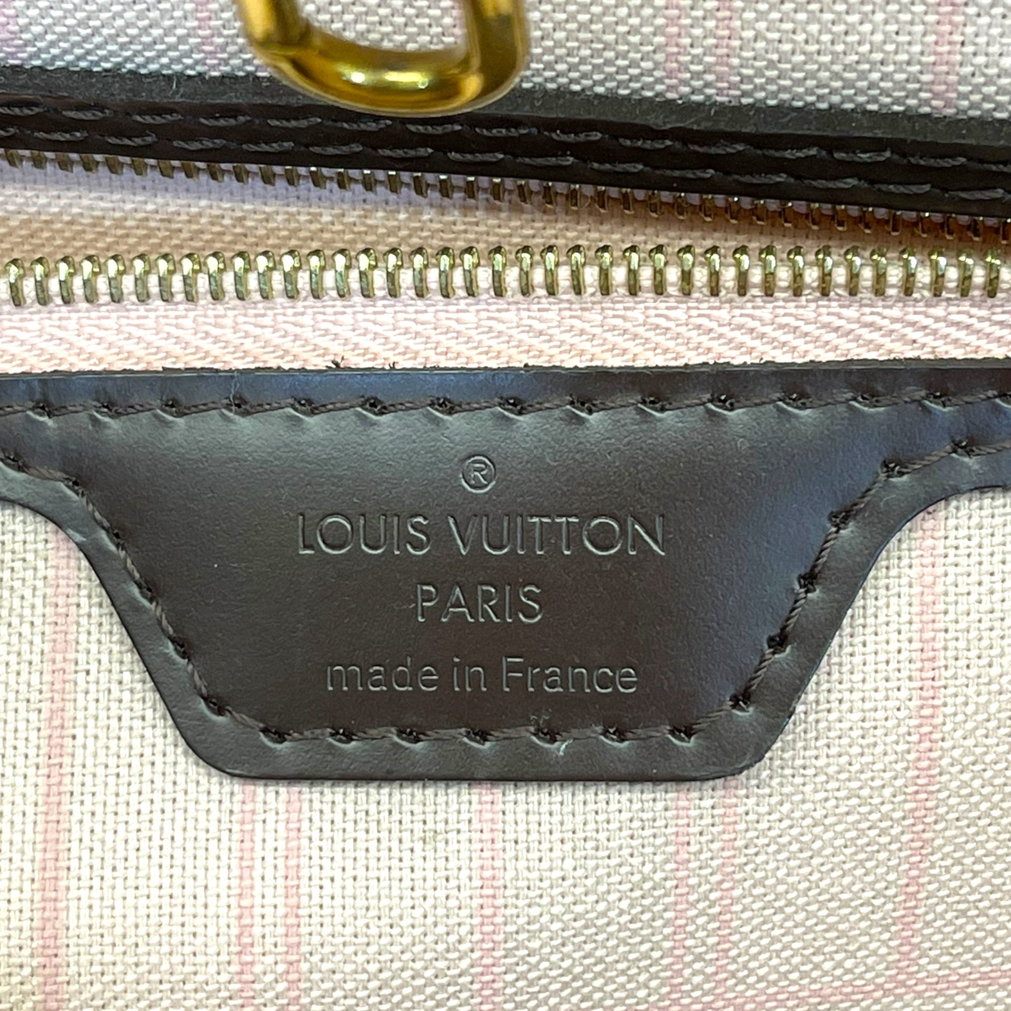 Louis Vuitton Damier Ebene Canvas Neverfull MM Bag