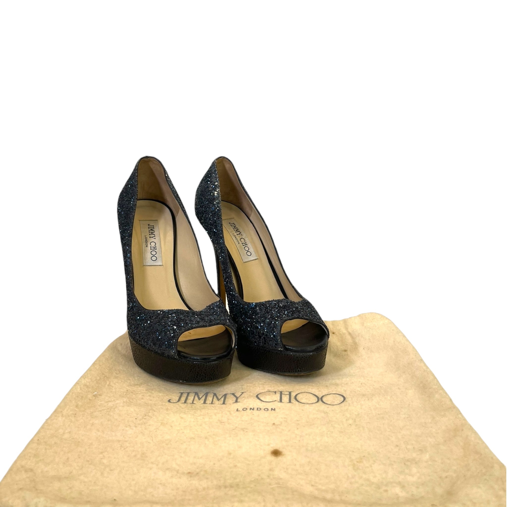 Buy Jimmy Choo Romy 60 Triple Degrade Glitter Pump EU 36 Online