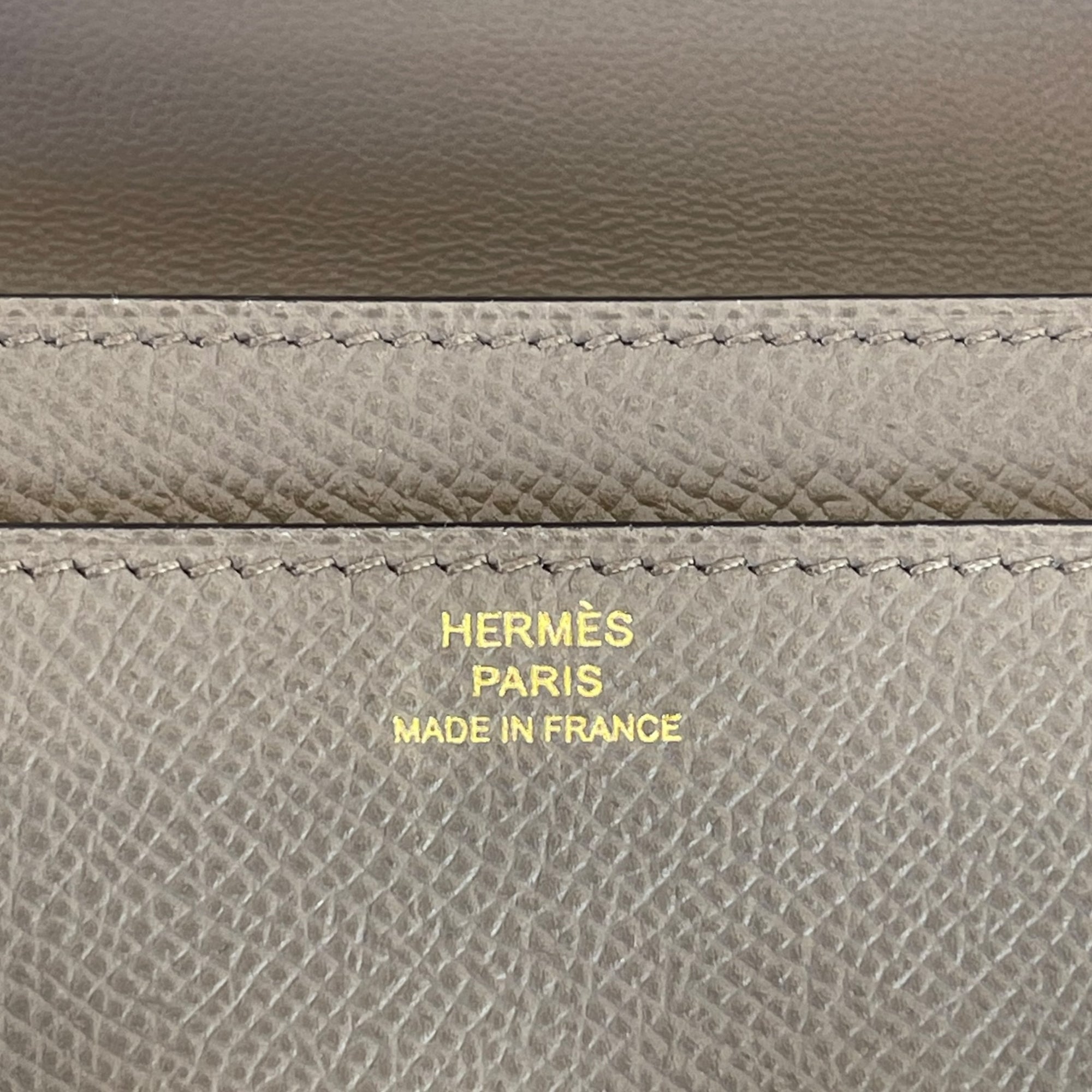 Hermès Constance To Go Wallet Etoupe Epsom GHW