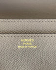 Hermès Constance To Go Wallet Etoupe Epsom GHW
