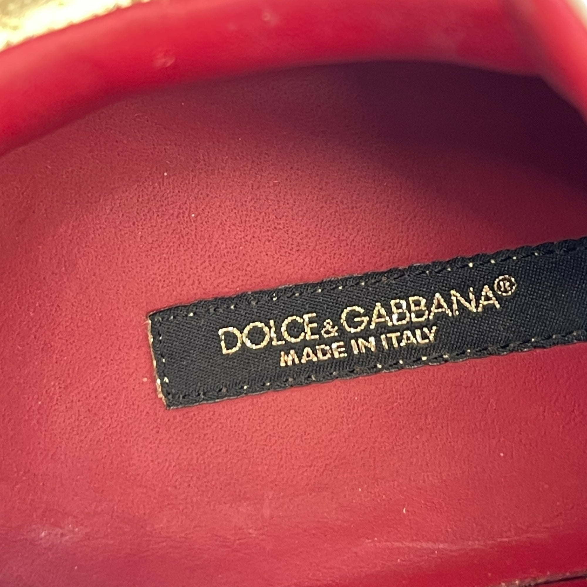 Dolce &amp; Gabbana Portofino Sneakers White/Red EU 39