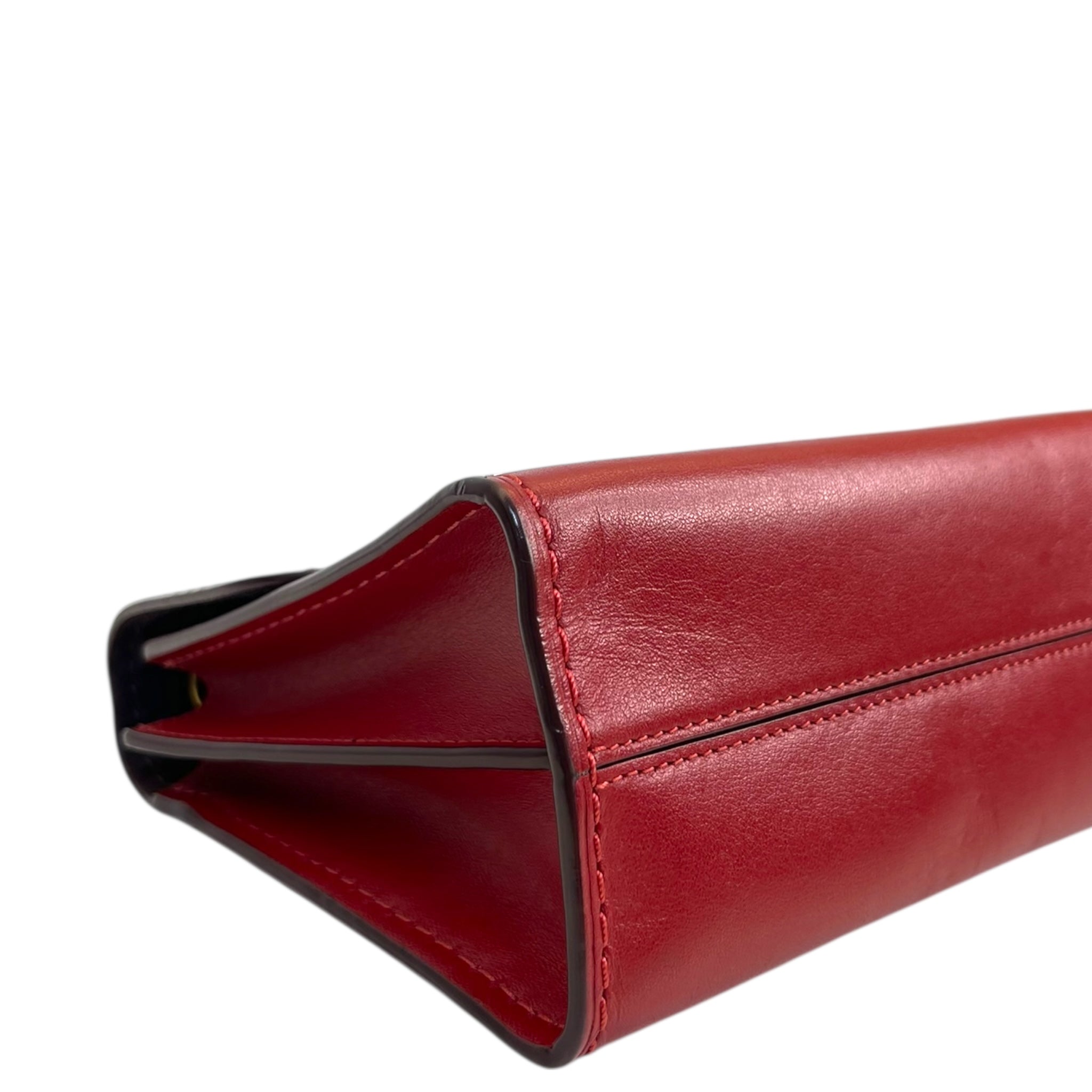 Coach Parker 18 Red Shoulder Bag