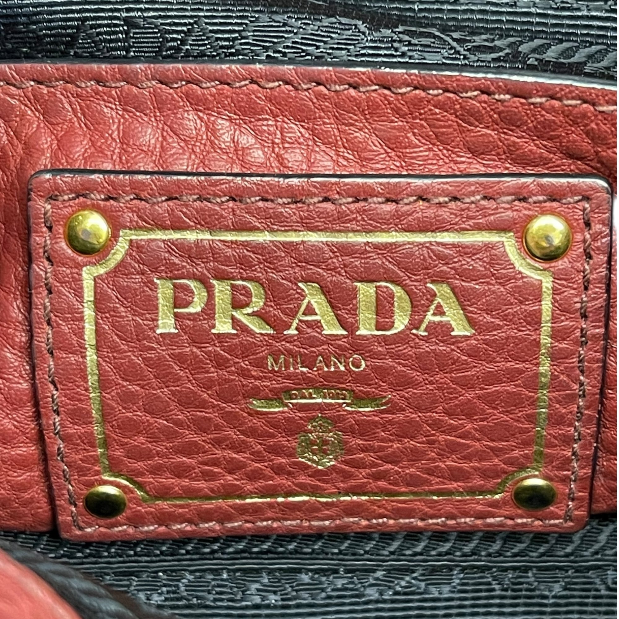 Prada Vitello Daino Leather Tote Bag