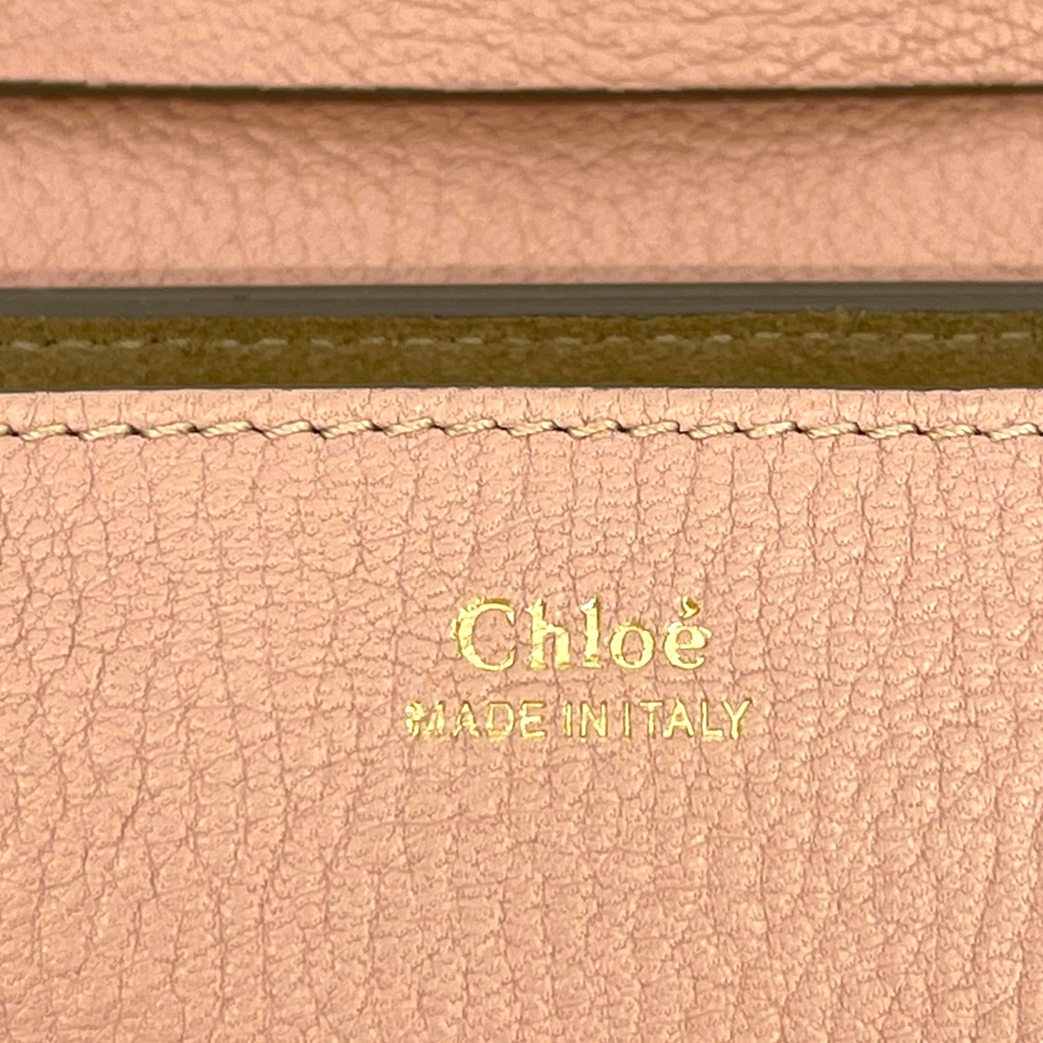 Chloe Drew Small Shoulder Bag Pink Leather