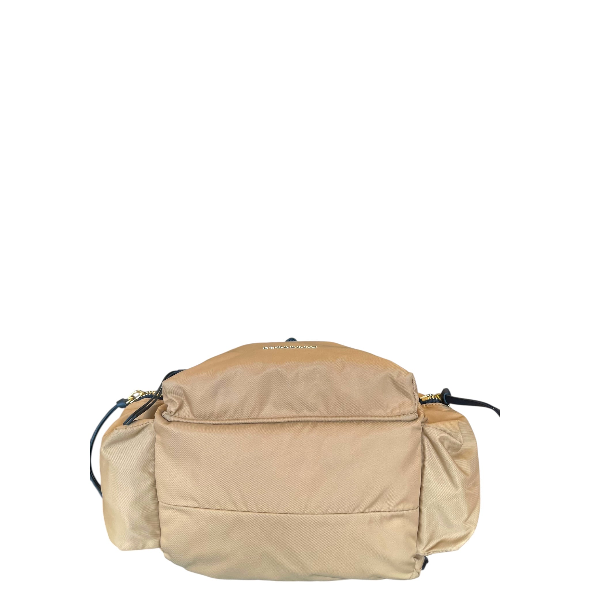 Burberry Rucksack Backpack Beige Nylon/Leather