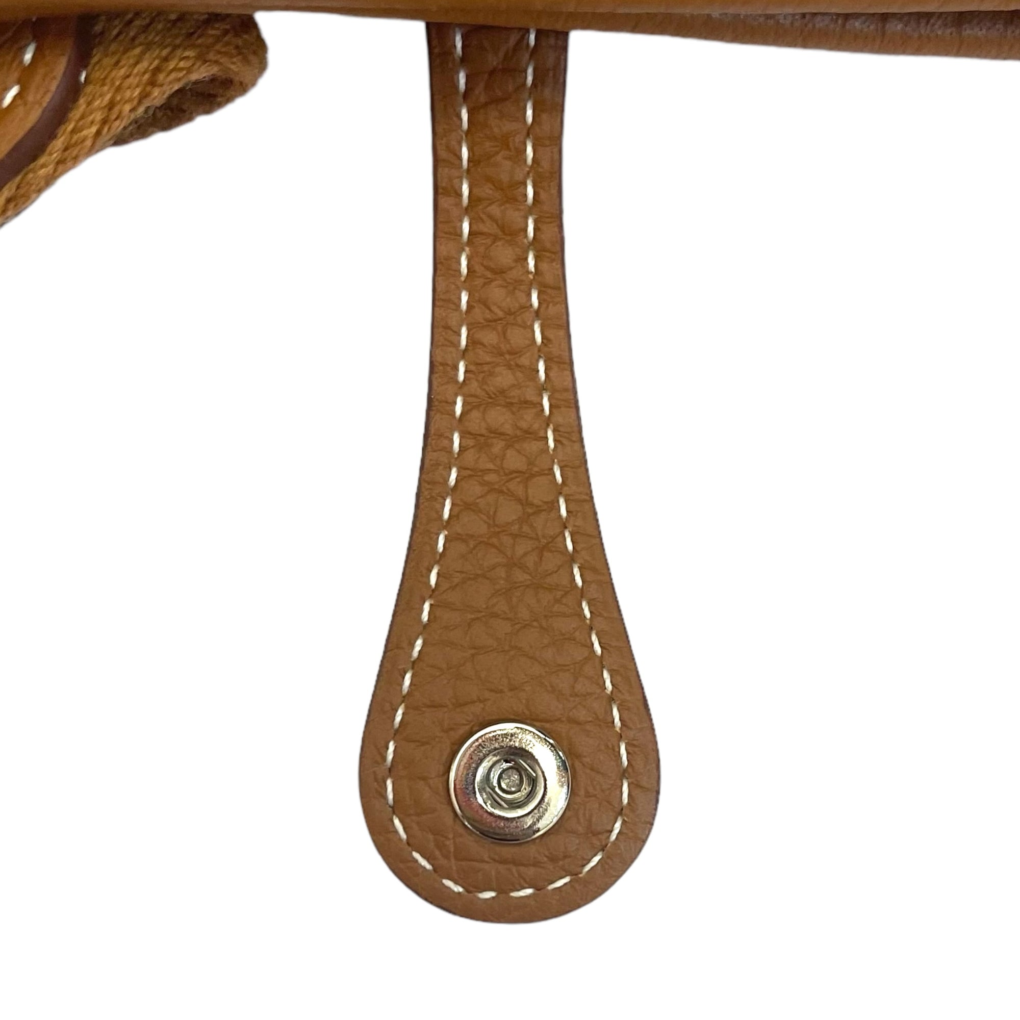 Hermes Mini Evelyne 16 TPM in Tan with SHW