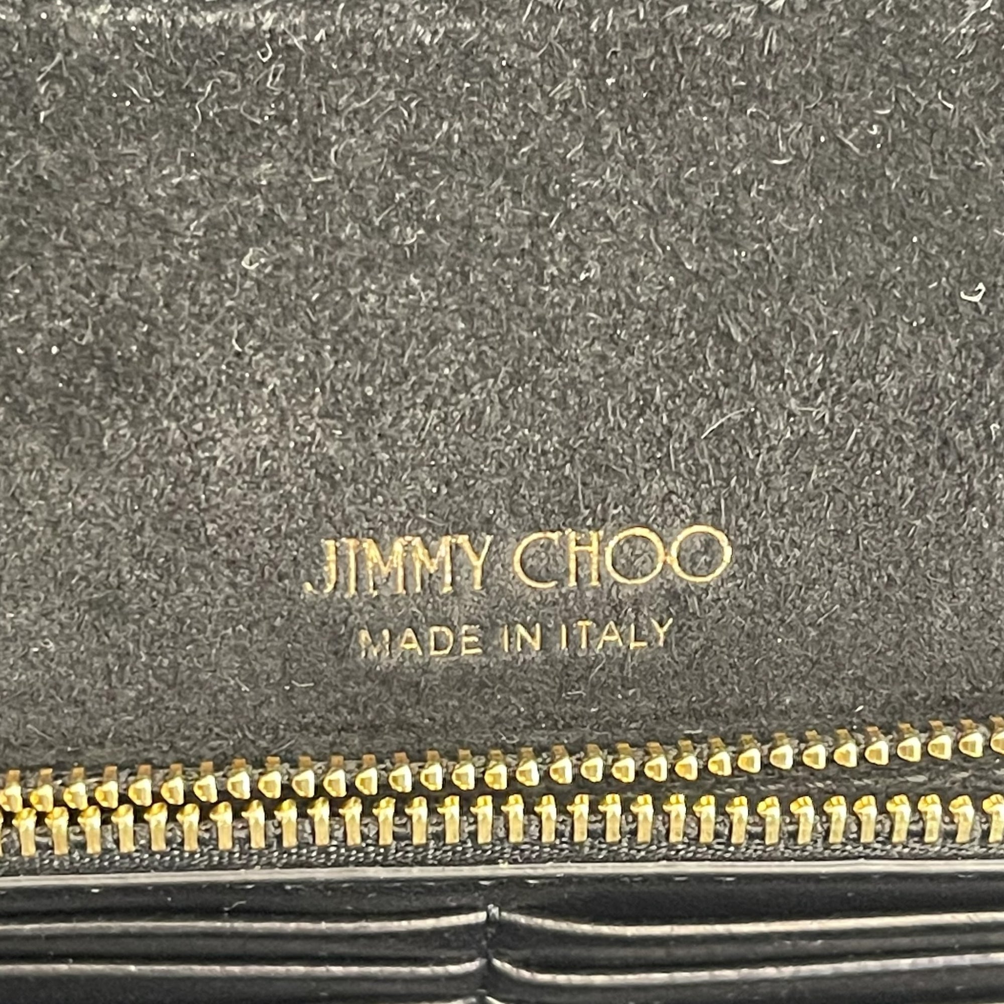 Jimmy Choo Emmie Glitter Chain-Link Clutch Bag