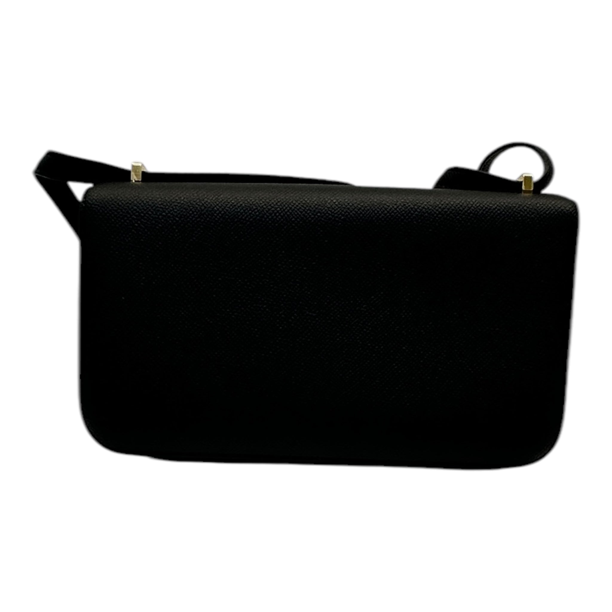 Hermes Constance Elan Black Epsom GHW