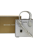 Michael Kors Bright White Mercer Medium Messenger Bag