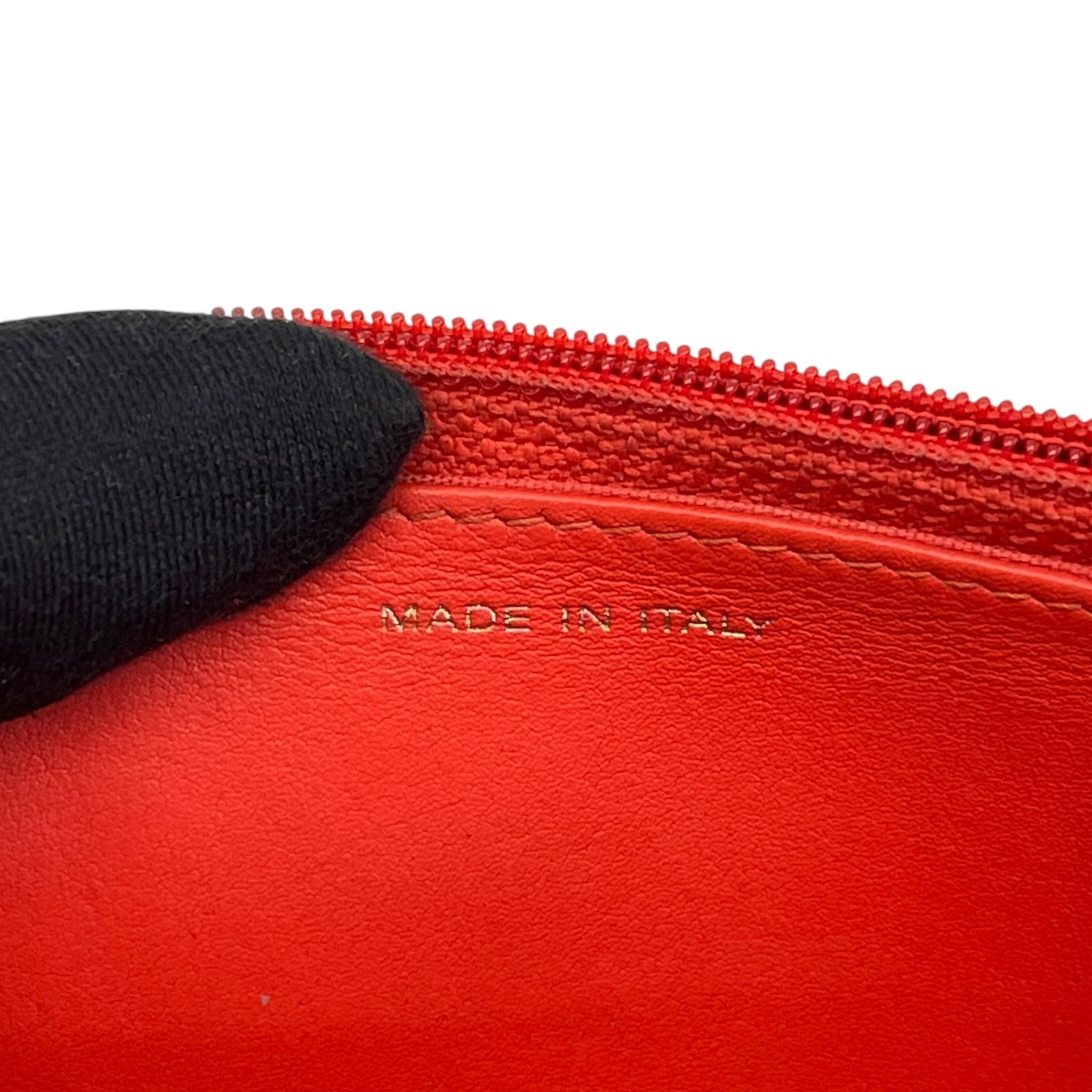 Chanel Boy Wallet On Chain Red Quilted Leather