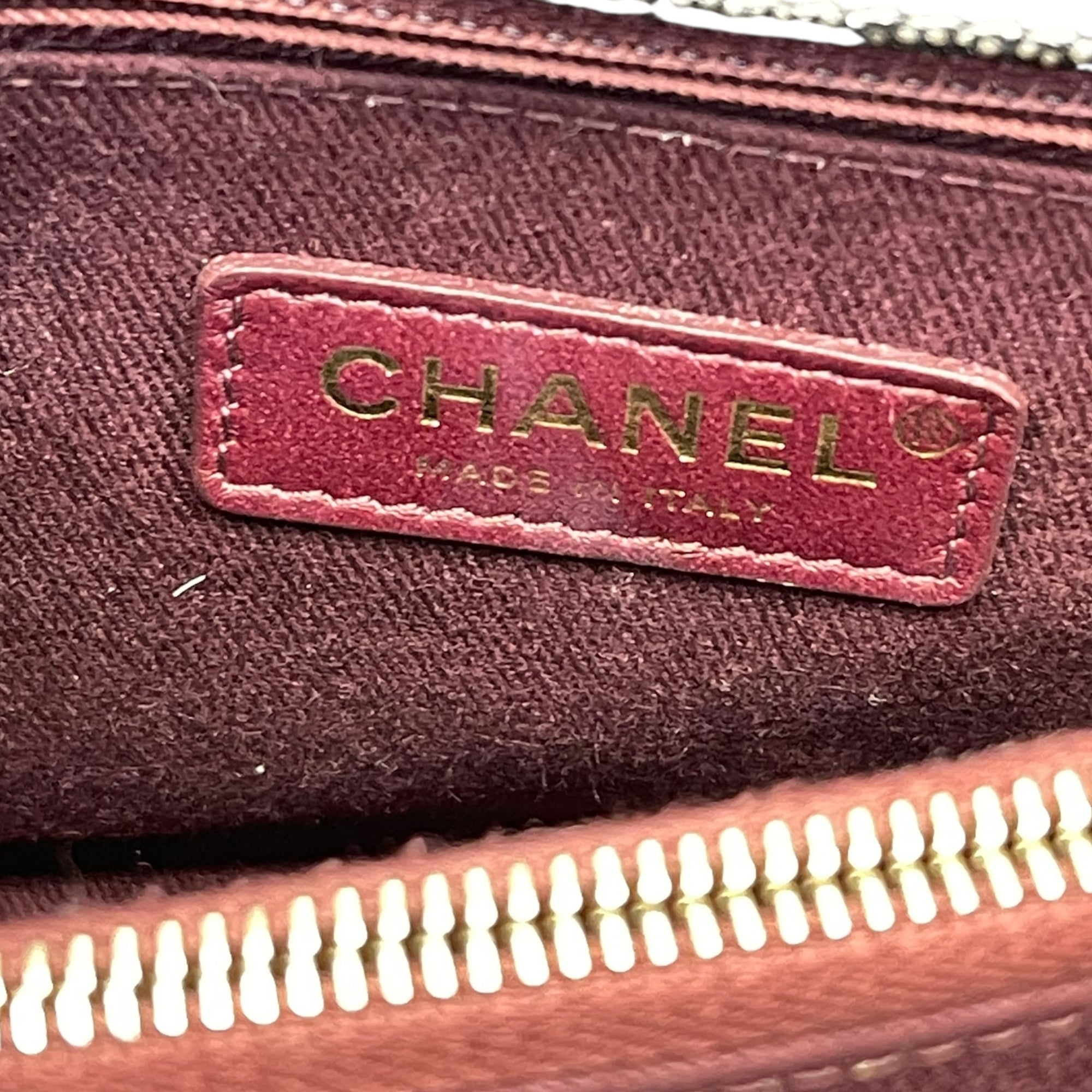 Chanel Grey Caviar Leather Coco Top Handle Bag